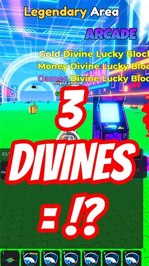 Can 3 DIVINE BLOCKS Give an INFINITY BLOCK in the Arcade Machine!?