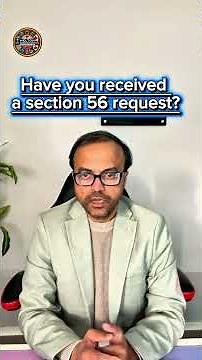 What you need to do when you receive an s56 request I Answer carefully I #request #notice #visa