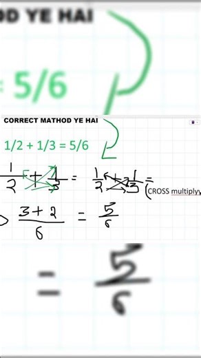 Class 8 Maths Fractions | Addition of Fractions (LCM Method)