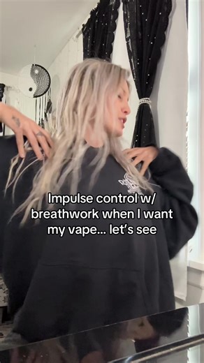 Breathwork is sooo vital tho for nervous system healing. The lungs hold grief and that’s why addicts won’t let go of their vice. Try the somatic breathworks on YouTube! Great for training your body to get out of fight or flight, releasing trauma and quitting smookking #addictionrecovery #nic #quitvaping #quitnic #quitsmoking