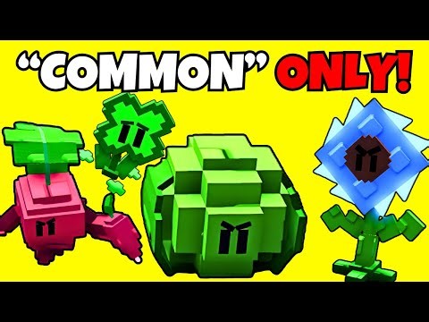 We Make ONLY "COMMON" TEAM VS RADIOACTIVE IMPOSSIBLE In Garden Tower Defense!
