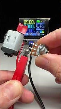 🔧 Control a DC motor speed with only 2 components!