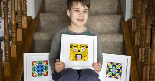 Lincoln 9-year-old with autism turns Legos into art, chance to win $20K