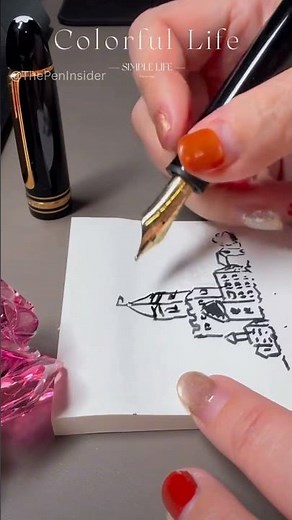 Sketching with a Montblanc Meisterstück ✍️ | POV #montblanc