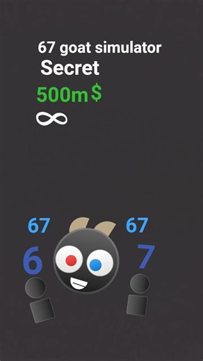 67 goat simulator #memes #edit #scary #goatsimulator