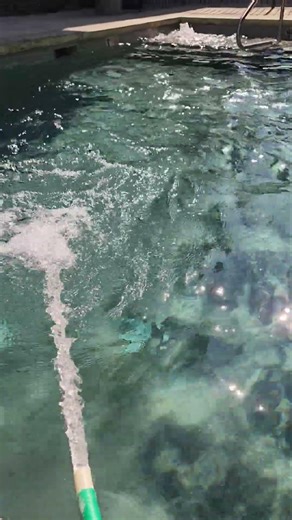 Sunday evening pool fill up. relaxing #poolguy #pool #poolcleaning