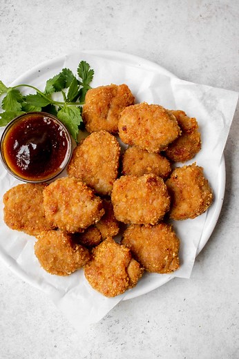 Crispy Gluten Free Chicken Nuggets with Pork Panko