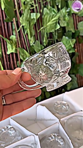 Elegant Floral tea Cup Set | Zarif Kahve Fincanı Takımı #kitchenware #homedecor#glasswaer#teacups