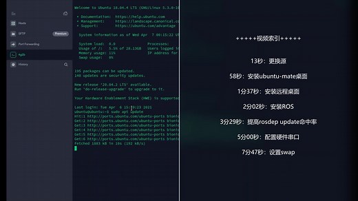 填坑——树莓派4b安装ubuntu18.04和Ros