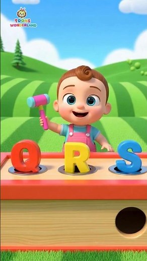 ABC Song for Kids (Q-S) | Cartoon Videos | Nursery Rhymes & Kids Songs #abcd #shorts #abc #cartoon