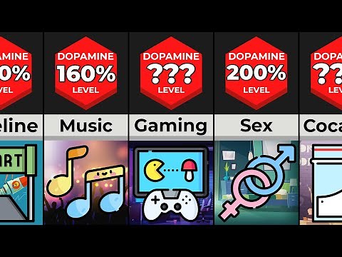 Comparison: Human Pleasure Levels (Dopamine Release)