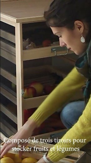 Garde manger légumier fruitier, idéal pour une bonne conservation des légumes et des fruits !