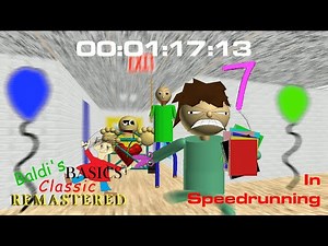 SPEEDRUN MODE! Baldi's Basics Mod (FULL HD) (No Commentary)