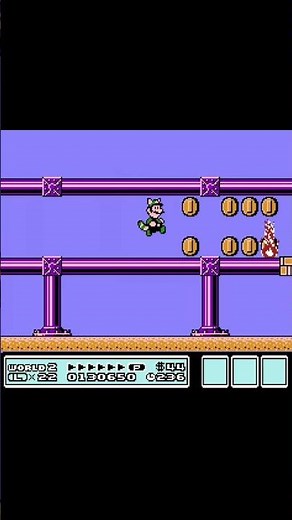 Super Luigi Bros. 3 (35th Anniversary) #SuperMarioBros3 #RetroGaming #NES #shorts #luigi