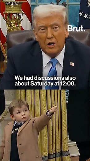 Trump holds a press conference with Musk and his son X Æ A-Xii.