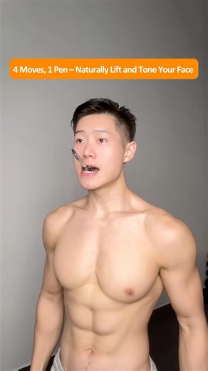 Use Just One Pen at Home – 4 Face Yoga Moves That Can Actually Change Your Face Shape