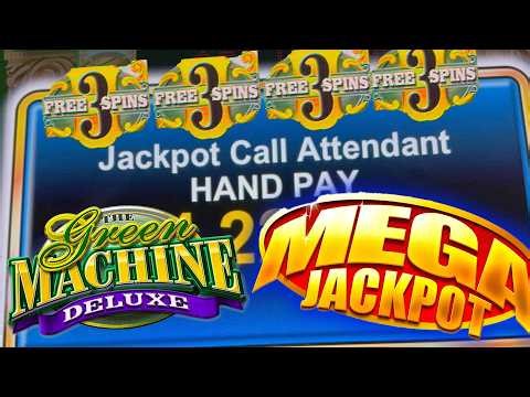 HIGH LIMIT GREEN MACHINE DELUXE SLOT MACHINE ★ RE-TRIGGER LIKE CRAZY! ➜ JACKPOTS UP TO $125 BETS!