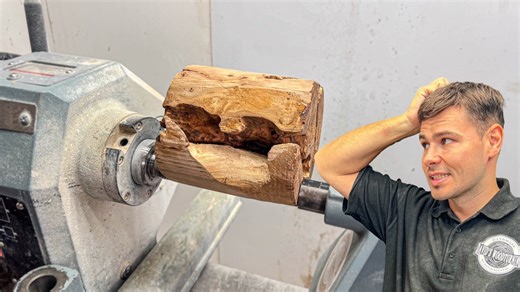 From trash to treasure: Stunning wood & resin vase