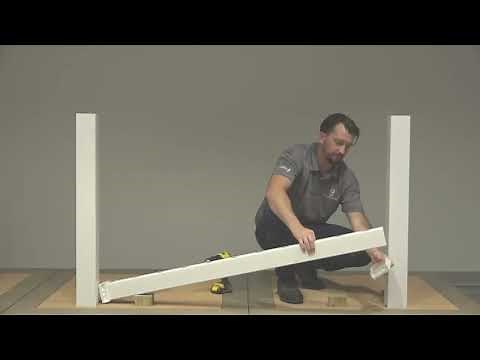 How to Install RDI Finyl Line Vinyl Railing - T-Top Level and Stair