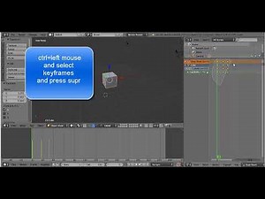 blender-(delete keyframes) eliminar keyframes facil