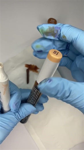 Refill Day! Refilling Copic Sketch Marker E23 Hazelnut | ASMR