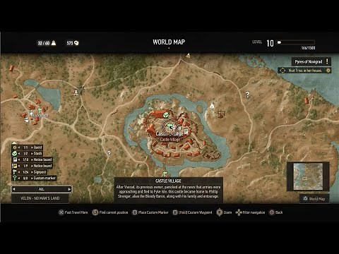 How To Unlock The New Crow's Perch Fast Travel - Castle Village | The Witcher 3 Wild Hunt [Next-Gen]