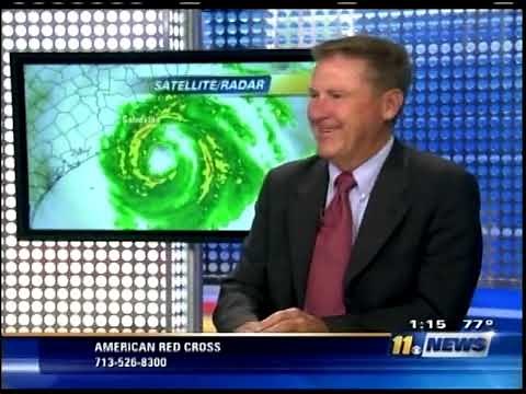 KHOU TV Hurricane Ike Landfall Houston September 12, 2008