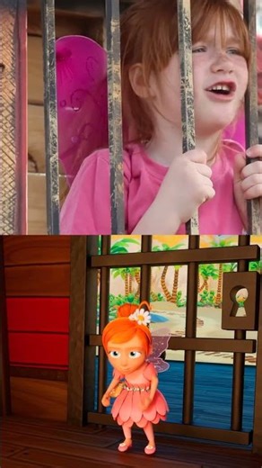 ADLEY is in JAiL!! Pirate Dad caught Adley & claims DiNO iSLAND as his own! Who will win? #shorts