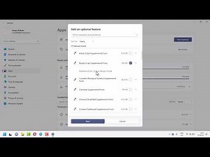 How to install and activate the Windows 11 Bangla Script Supplemental Fonts feature