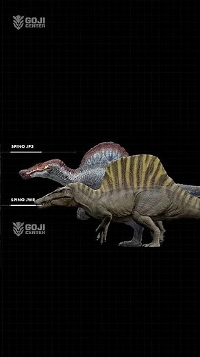 Jp3 Spino and JW Spino Comparison #trex #dinosaur #jurassicworld