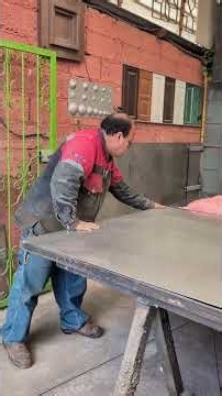 Why do we use 3 people to install a metal sheet? | Professional Blacksmithing