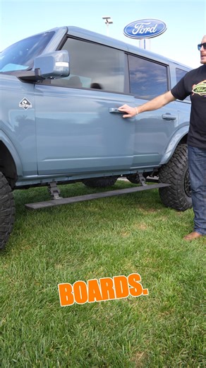 🔥 Check out this 2025 Outer Banks Bronco! 🔥 Our Crossley Customs Department absolutely nailed this build — ✅ 37" tires ✅ 17" wheels ✅ Power-deploying running boards ✅ Azure Gray with a factory-painted top This Bronco is pure attitude from every angle. Come see it for yourself at Gary Crossley Ford and experience the Crossley Difference. 👉 #CrossleyCustoms #BroncoNation #GaryCrossleyFord #TheCrossleyDifference | Gary Crossley Ford - My KC Ford