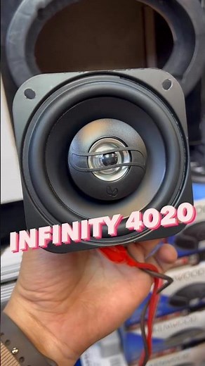Infinity ALPHA 4020 | 4" coaxial speaker sound check