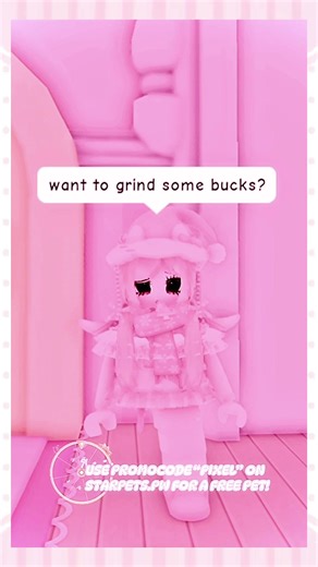 🎀🍮 sprinkle is my favorite to grind bucks with >.< !! 🍬 • CREDS :: @lay @seraphᶻ 𝗓 𐰁 .ᐟ🍥 🍡 TAGS :: #adoptme #adoptmegrinding #trend #starpets #cutecore🎀🦴🍮🐾
