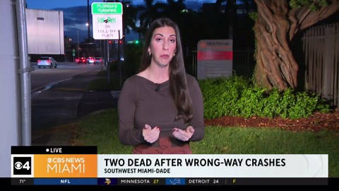 2 people recovering after wrong-way crashes on Florida Turnpike