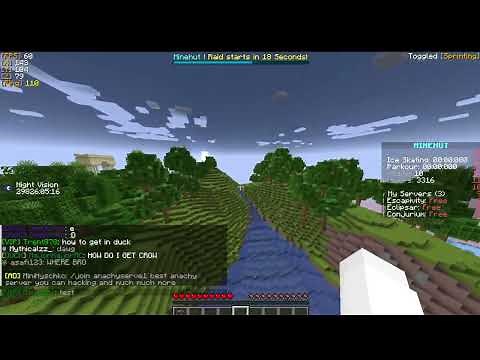 How to get the exclusive [CROW] rank on Minehut!