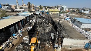 3.5K views · 150 reactions | Fire Breaks Out at Plastic Scrap Yard in Bangalore no Casualties, 27 Autos Gutted | Gulbarga Ki Awaaz | Facebook