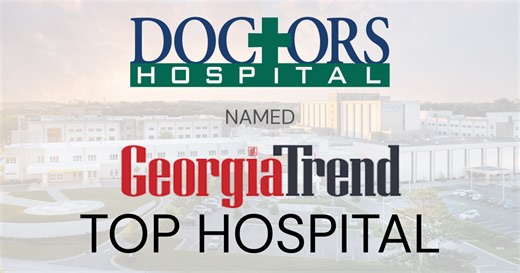 Doctors Hospital of Augusta recognized as a top large-sized hospital in Georgia