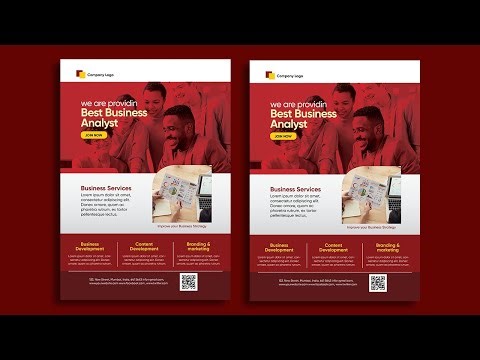 Indesign tutorial | Flyer Design In Indesign | Business Flyer template Design InDesign