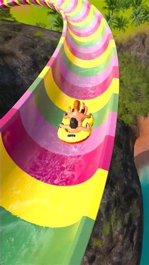 You want go on this slide with your partner ?😂🤯💦 (Planet Coaster 2)