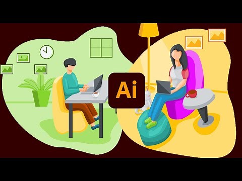 Bildmaterial Neu Einfärben Illustrator CC 2021 - Farben für Grafik ändern - Tutorial (deutsch)