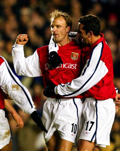 📅 On this day in 2002... Dennis Bergkamp playing other-worldly football against Bayer Leverkusen 🪄 | Arsenal