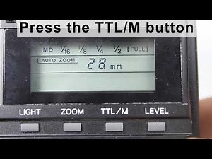 Testing Minolta Maxxum 4000 AF Flash