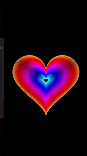 Create a Stunning Animated Rainbow Heart with Python 🌈❤️ | Pygame Animation Tutorial #python #shorts