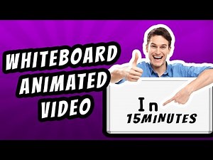 Videoscribe - How To make Whiteboard Animated video in 15 Minutes