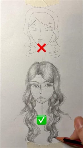 2 WAY TO DRAW HAIR ART TUT #draw #drawing #art #drawingprocess #howtodraw #shorts #drawingtutorial