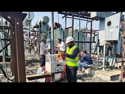 Transformer Oil BDV Test on Site