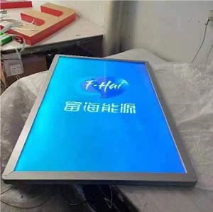 [Hot Item] LED Post Lightbox Snap Frame Slim Light Box Outdoor Ultra Thin Light Box