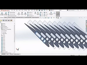 RC Plane Wing with Ribs-DS Solidworks