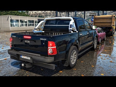 Toyota Hilux 2015 🚐 | Realistic Steering Wheel Gameplay | ETS2 1.58